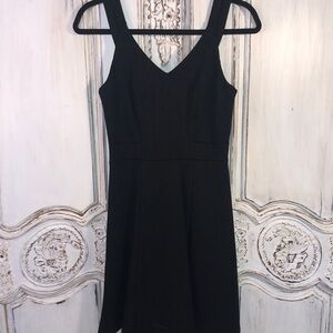 Bar lll Lace Inset Fit and Flair Waisted Strap Sleeve Dress Size XS
